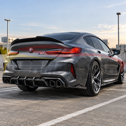 2019-2026 BMW M8 Carbon Fiber 3 Piece Rear Diffuser | F91/F92/F93 - Rear Diffusers