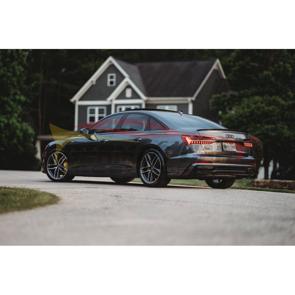 2019 + Audi A6/S6 OEM Style Carbon Fiber Trunk Spoiler | C8 A6/S6 Rear Trunk Spoilers
