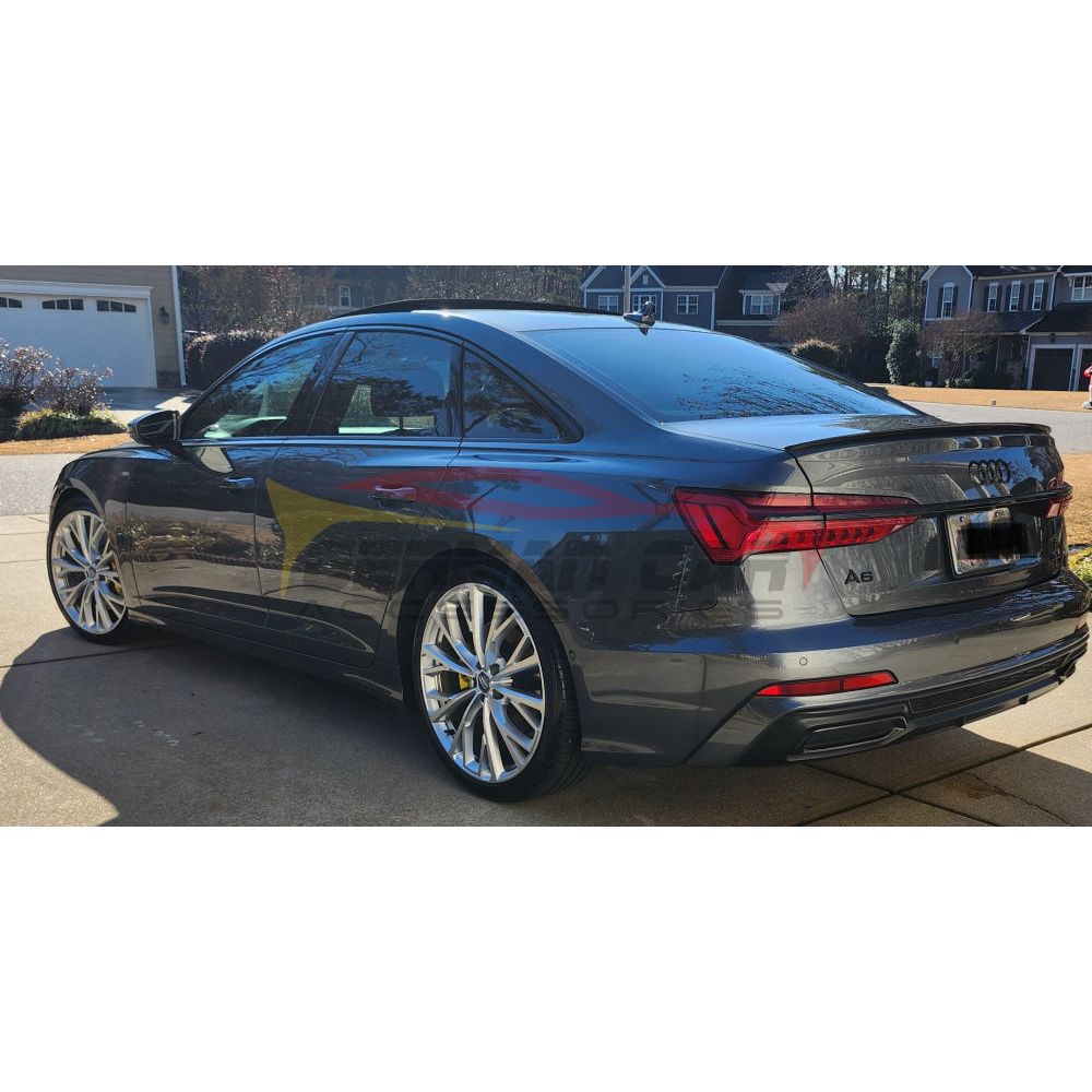 2019+ Audi A6/S6 Oem Style Carbon Fiber Trunk Spoiler | C8 Rear Spoilers