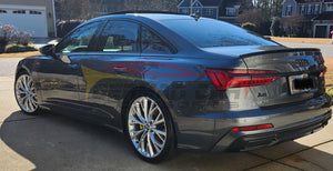 2019+ Audi A6/S6 Oem Style Carbon Fiber Trunk Spoiler | C8 Rear Spoilers