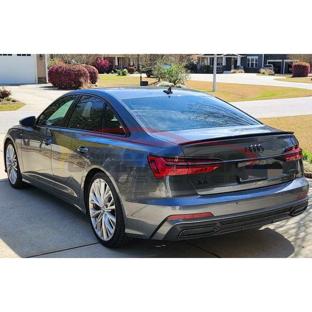 2019+ Audi A6/S6 Oem Style Carbon Fiber Trunk Spoiler | C8 Rear Spoilers