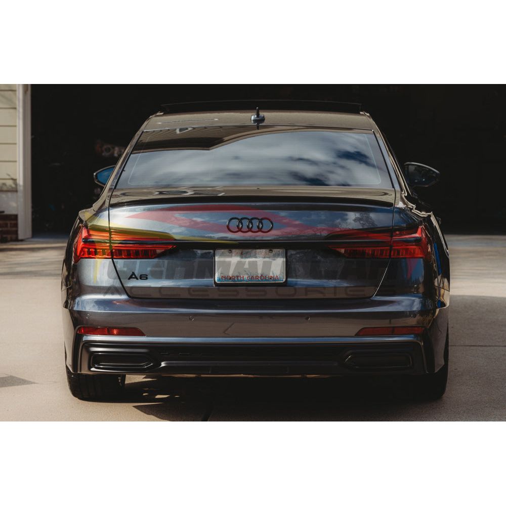 2019+ Audi A6/S6 Oem Style Carbon Fiber Trunk Spoiler | C8 Rear Spoilers