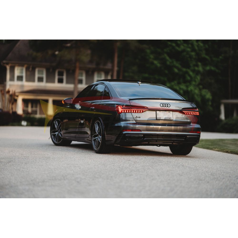 2019 + Audi A6/S6 OEM Style Carbon Fiber Trunk Spoiler | C8 A6/S6 Rear Trunk Spoilers