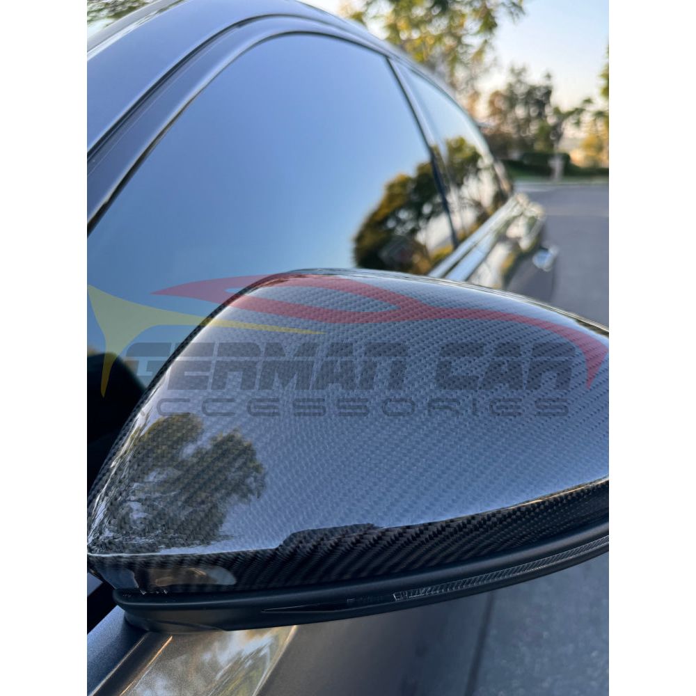 2019 + Audi A6/S6/Rs6 Carbon Fiber Mirror Caps | C8