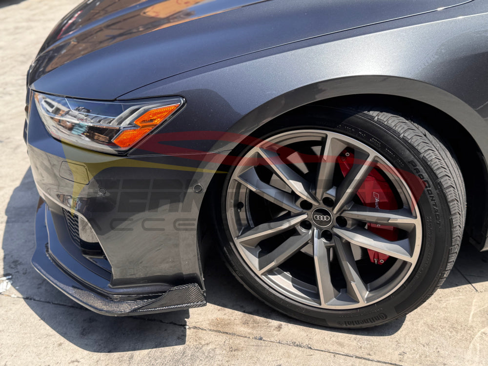 2019+ Audi A7/S7 Carbon Fiber Front Lip | C8 A7/S7 Front Lips/Splitters