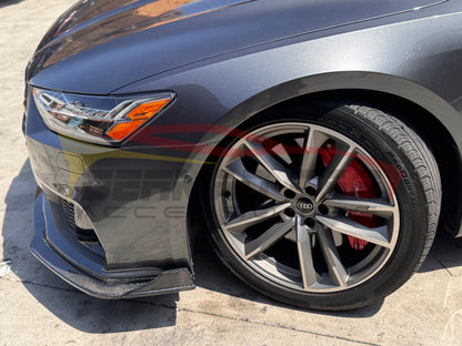 2019+ Audi A7/S7 Carbon Fiber Front Lip | C8 A7/S7 Front Lips/Splitters