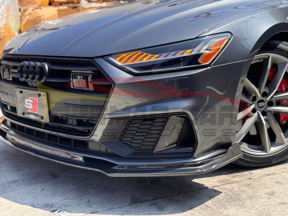 2019+ Audi A7/S7 Carbon Fiber Front Lip | C8 A7/S7 Front Lips/Splitters
