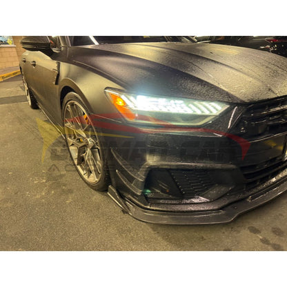 2019 + Audi A7/S7 Carbon Fiber Front Lip | C8 A7/S7 Front Lips/Splitters