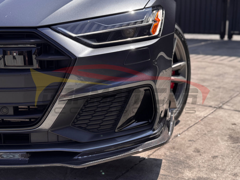 2019+ Audi A7/S7 Carbon Fiber Front Lip | C8 A7/S7 Front Lips/Splitters