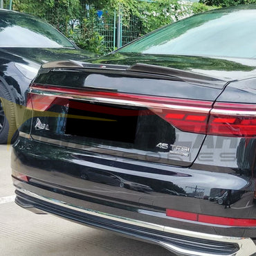 2019+ Audi A8/S8 V2 Style Carbon Fiber Trunk Spoiler | D5 A8/S8 Rear Trunk Spoilers