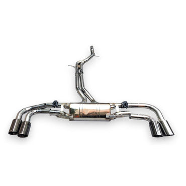 2019 + Audi Q8 Valved Sport Exhaust System | Q8 Stainless Steel Exhaust / Chrome Tips Exhausts