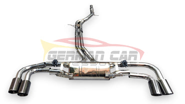 2019 + Audi Q8 Valved Sport Exhaust System | Q8 Stainless Steel Exhaust / Chrome Tips Exhausts