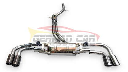 2019 + Audi Q8 Valved Sport Exhaust System | Q8 Stainless Steel Exhaust / Chrome Tips Exhausts