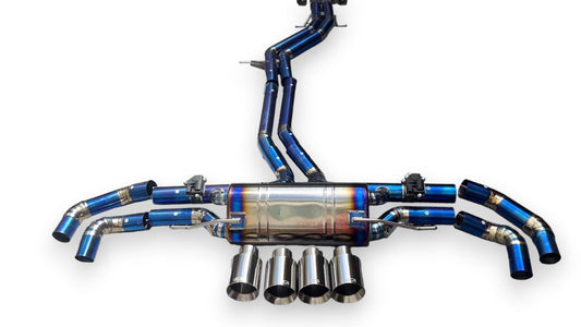 2020-2023 Audi Sq7 Valved Sport Exhaust System | 4M.5 Titanium / Chrome Tips