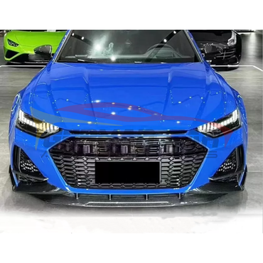 2019+ Audi RS6 Carbon Fiber Front Lip | C8 RS6 - Front Lips/Splitters