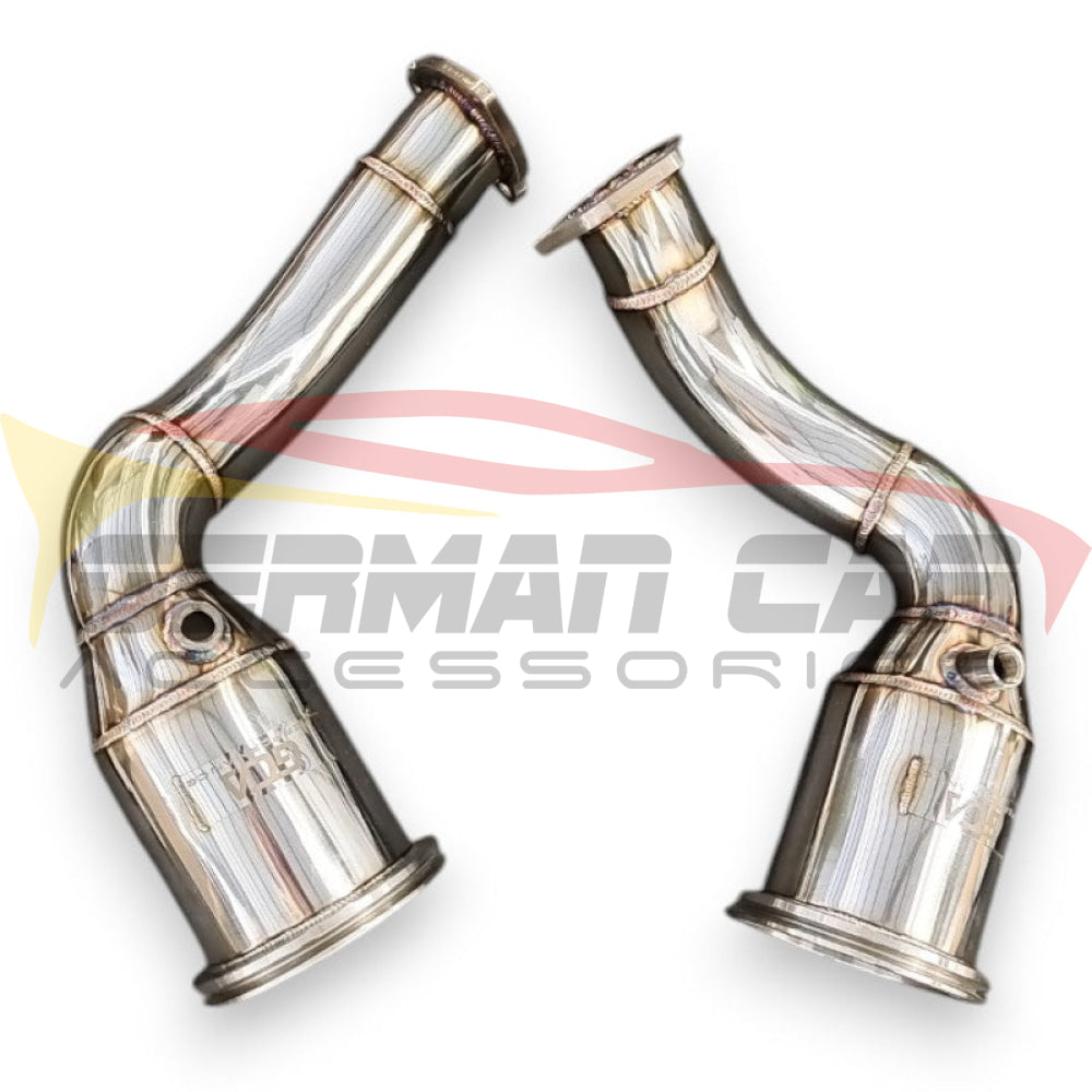 2019 + Audi RS6/RS7 Downpipes | C8 RS6/RS7 No Heat Shield / Racing Downpipe (No Cat) Downpipes