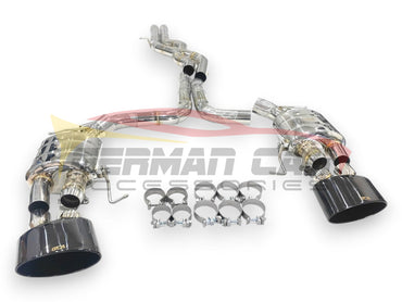 2019 + Audi RS6/RS7 Valved Sport Exhaust System | C8 RS6/RS7 Stainless Steel Exhaust / Chrome Tips Exhausts