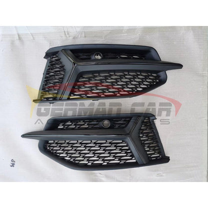 2019+ Audi Rs6 Style Fog Light Grilles | C8 A6/S6 Front