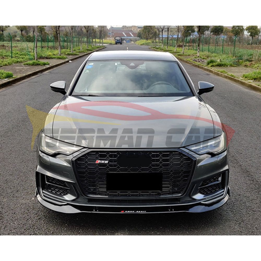 2019+ Audi Rs6 Style Fog Light Grilles | C8 A6/S6 Front