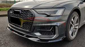 2019+ Audi Rs6 Style Fog Light Grilles | C8 A6/S6 Front
