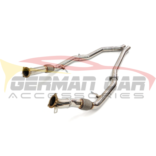 2019 + Audi SQ8/SQ7/RSQ8 Front Resonator Delete Pipes | SQ7/SQ8/RSQ8 Yes Resonators Front Pipes