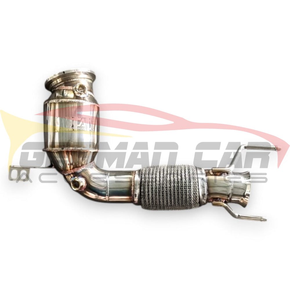 2019 + BMW 2-Series Downpipe | F44 No Heat Shield / 200 Cell Euro 6 Sport High Flow Cat Downpipes