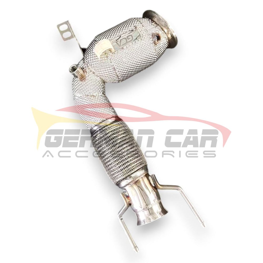 2019 + BMW 2-Series Downpipe | F44 Yes Heat Shield / 200 Cell Euro 6 Sport High Flow Cat Downpipes