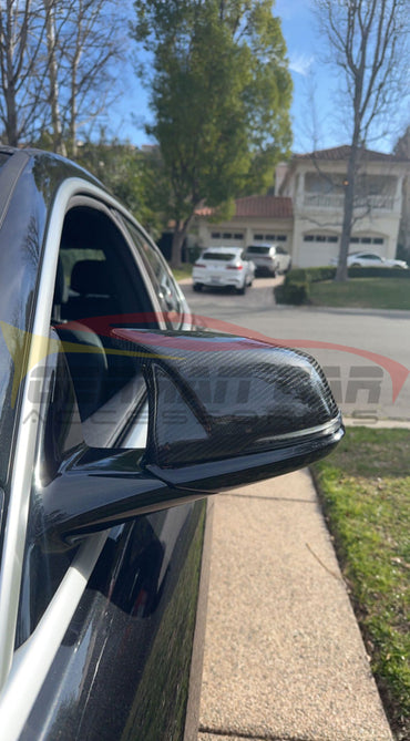 2019+ Bmw 2-Series M-Style Carbon Fiber Mirror Caps | F44
