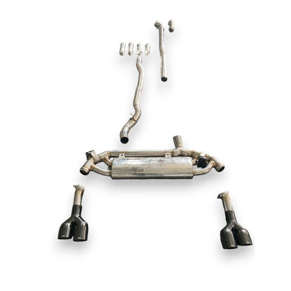 2019 + Bmw 2-Series Valved Sport Exhaust System | F44 Stainless Steel / Chrome Tips Axleback Only