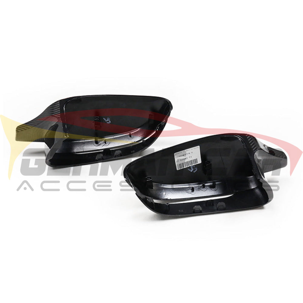 2019+ Bmw 3-Series/4-Series M-Style Carbon Fiber Mirror Caps | G20/G22