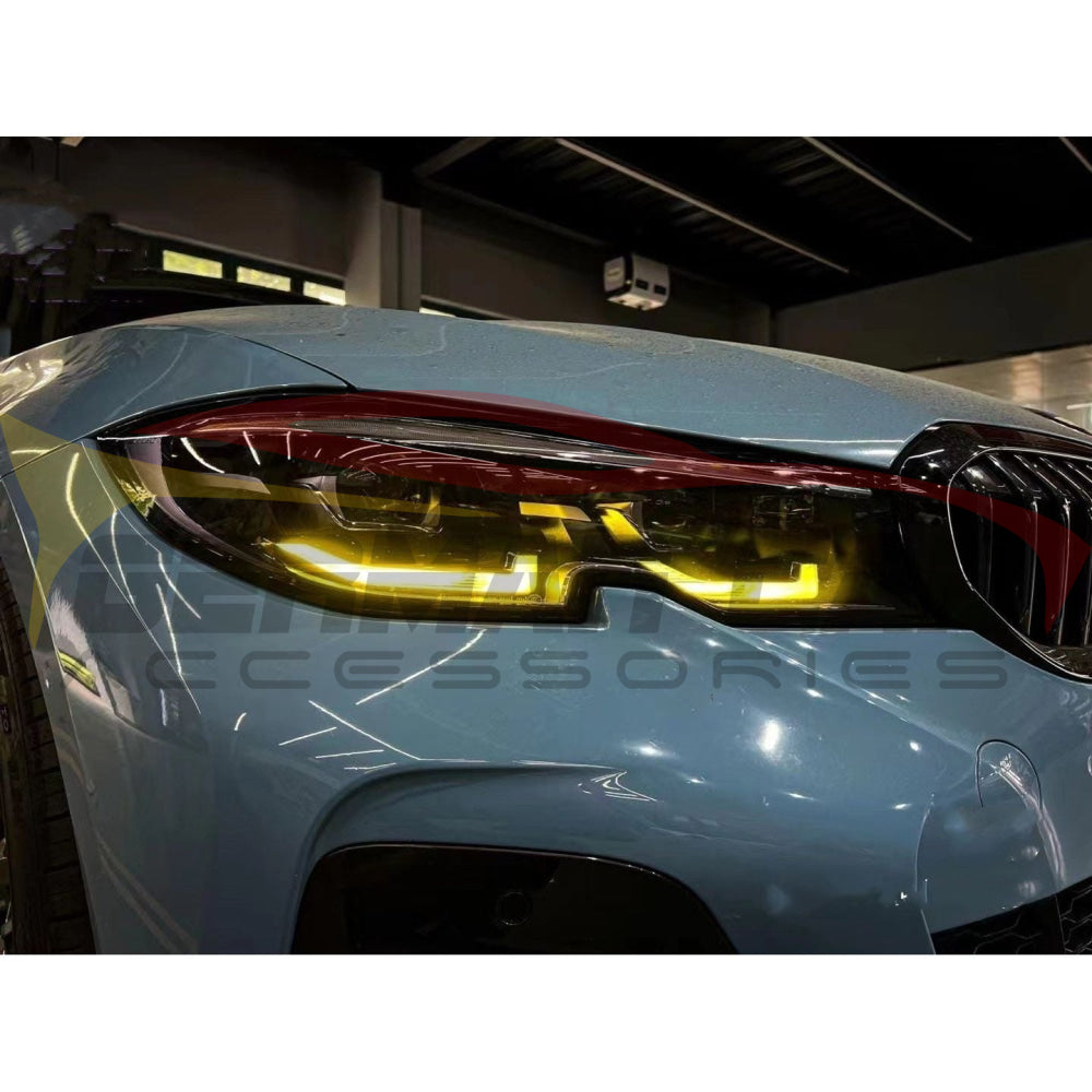 2019 + Bmw 3-Series Csl Style Headlights Yellow Drl Modules | G20 2019-2022 Pre-Lci Non-Laser