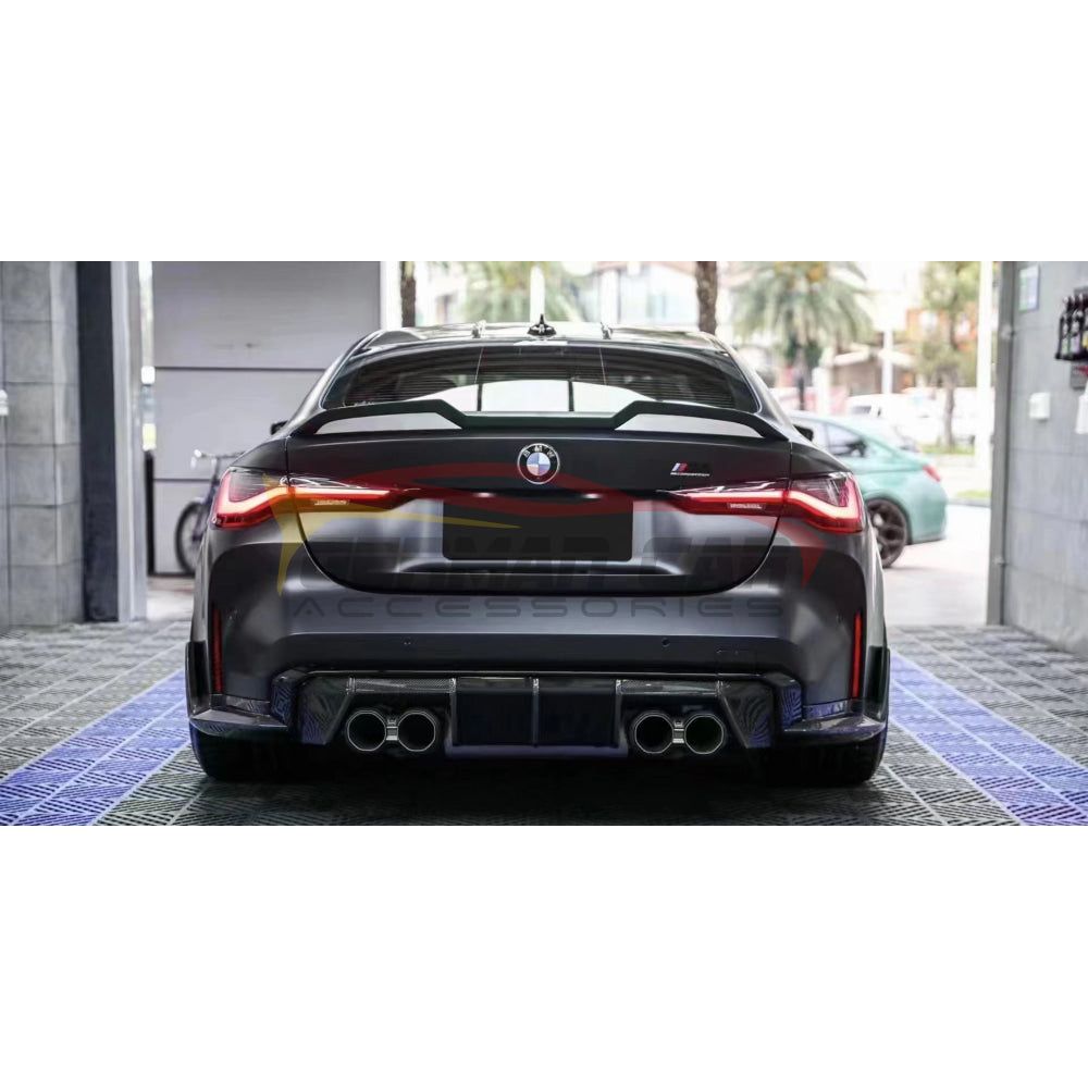 2019+ Bmw 3-Series/M3 V Style Carbon Fiber Trunk Spoiler | G20/G80 Rear Spoilers