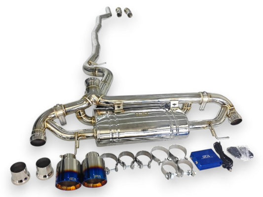 2019 + BMW 330i/430i Valved Sport Exhaust System | G20/G22/G23/G26 Stainless Steel Exhaust / Chrome Tips Exhausts