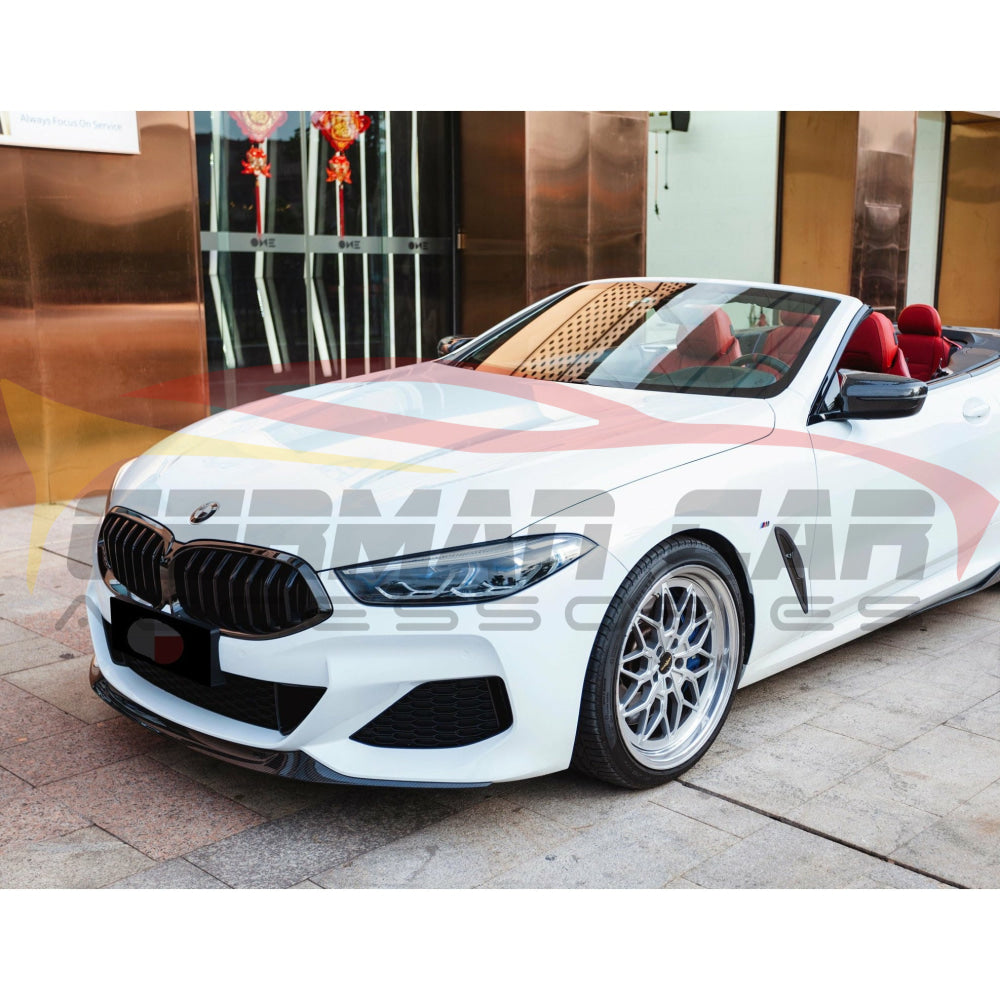 2019+ Bmw 8-Series Carbon Fiber Oem Style 3 Piece Front Lip | G14/g15/g16