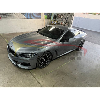 2019+ Bmw 8-Series Carbon Fiber Oem Style 3 Piece Front Lip | G14/G15/G16 Lips/Splitters