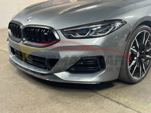 Load image into Gallery viewer, 2019+ Bmw 8-Series Carbon Fiber Oem Style 3 Piece Front Lip | G14/G15/G16 Lips/Splitters
