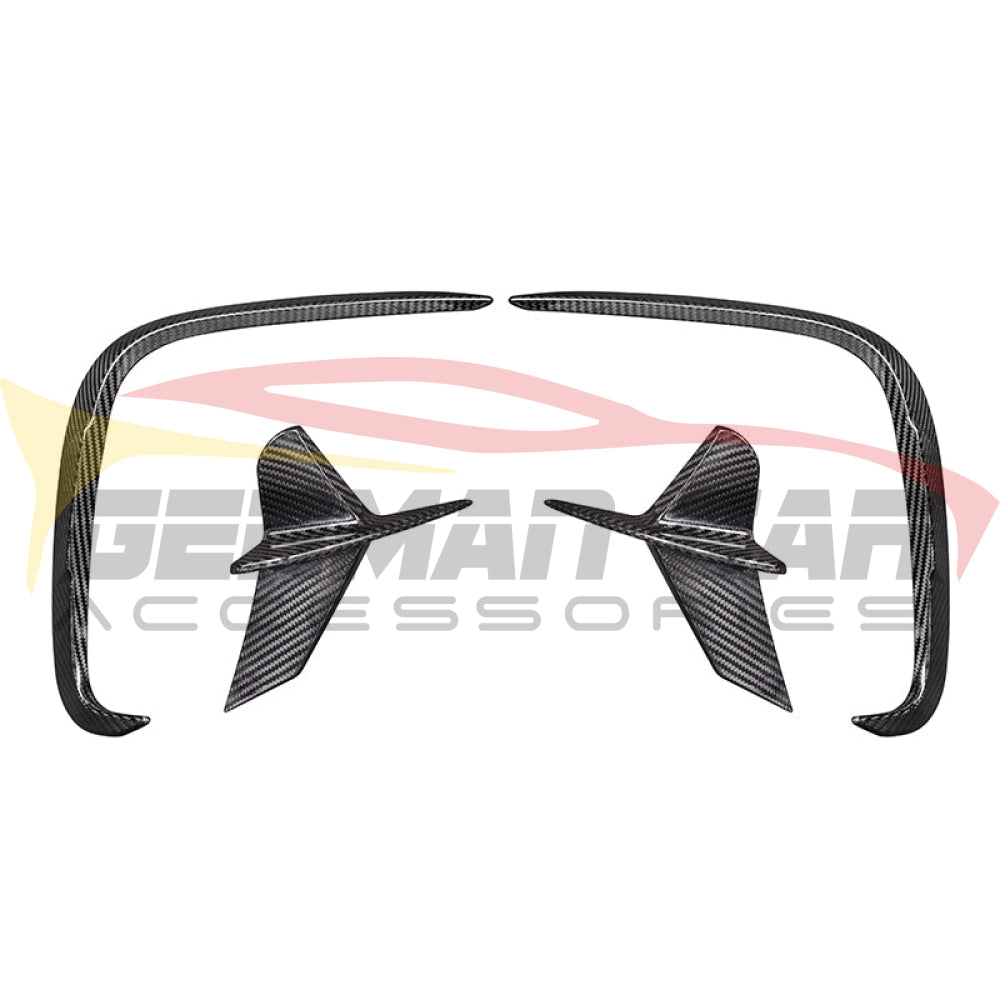 2019+ Bmw 8-Series Carbon Fiber Rear Bumper Canards | G14/g15/g16