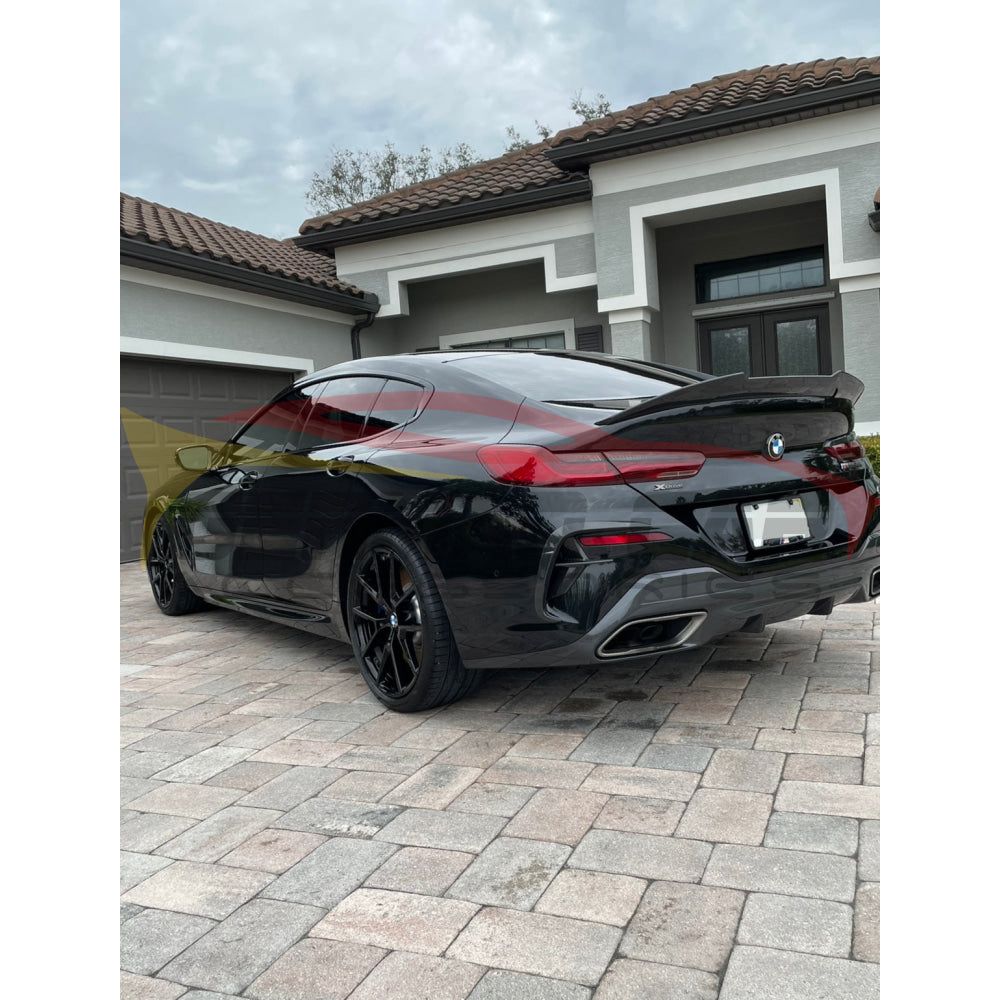 2019+ Bmw 8-Series Carbon Fiber Rear Bumper Canards | G14/G15/G16 Additional Accessories