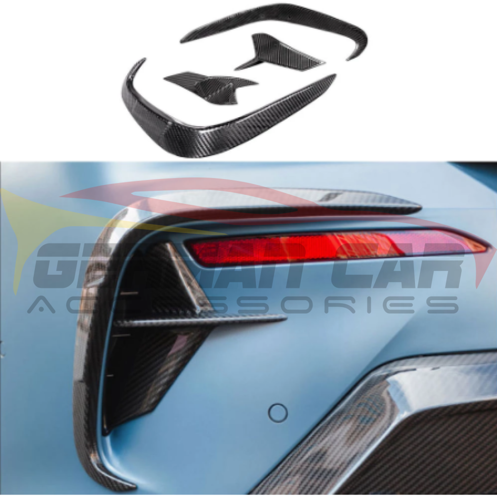 2019+ Bmw 8-Series Carbon Fiber Rear Bumper Canards | G14/g15/g16