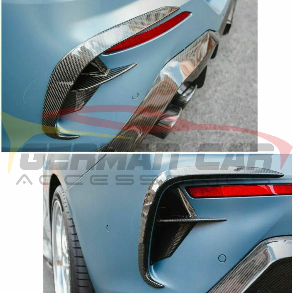 2019+ Bmw 8-Series Carbon Fiber Rear Bumper Canards | G14/g15/g16