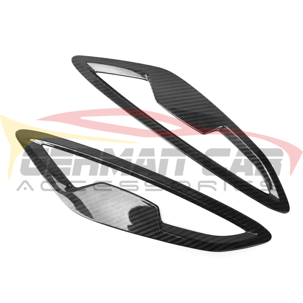 2019+ Bmw 8-Series Carbon Fiber Side Fender Vent Trim | G14/g15/g16