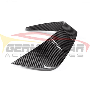 2019+ Bmw 8-Series Carbon Fiber Upper Front Bumper Splitters | G14/g15/g16