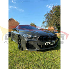 Load image into Gallery viewer, 2019+ Bmw 8-Series Carbon Fiber Upper Front Bumper Splitters | G14/g15/g16
