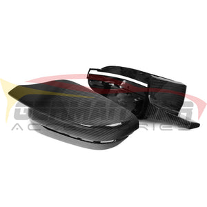 2019+ Bmw 8-Series M-Style Carbon Fiber Mirror Caps | G14/g15/g16