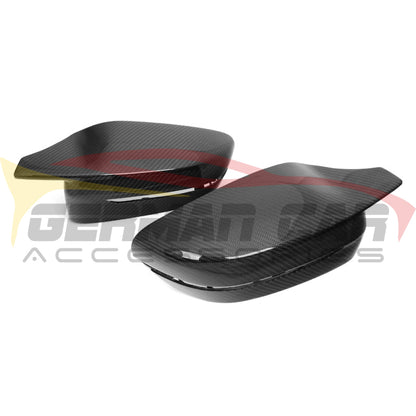 2019+ Bmw 8-Series M-Style Carbon Fiber Mirror Caps | G14/g15/g16