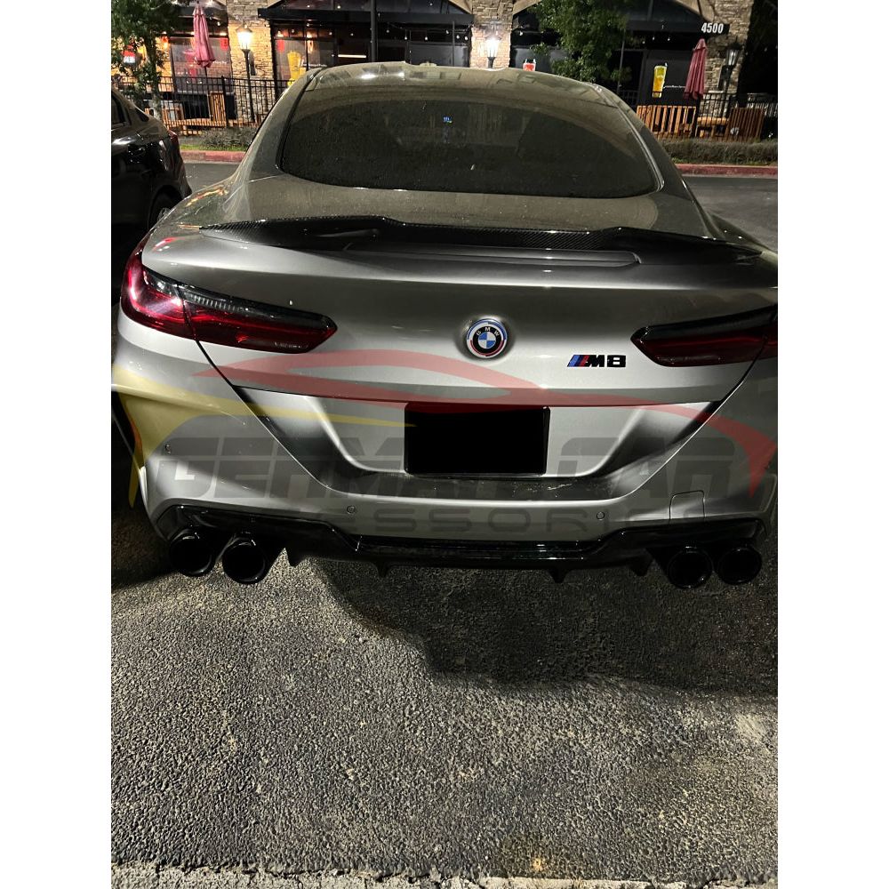 2019 + Bmw 8 - Series/M8 Ac Style Carbon Fiber Trunk Spoiler | F91/F92/F93/G14/G15/G16 Rear Spoilers