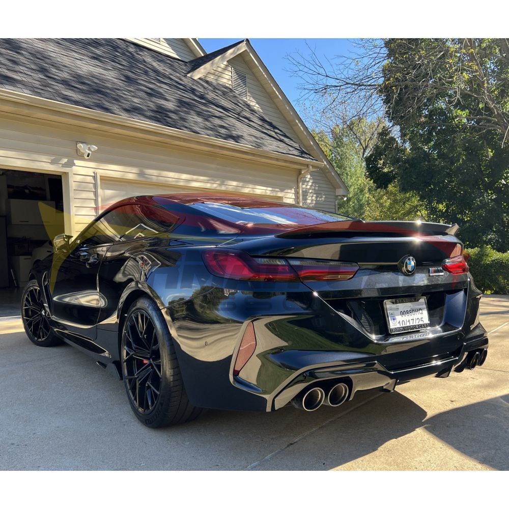2019+ BMW 8-Series/M8 V Style Carbon Fiber Trunk Spoiler | F91/F92/F93/G14/G15/G16 Rear Trunk Spoilers
