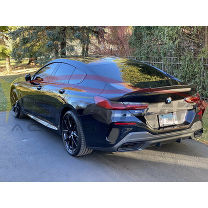 2019+ Bmw 8-Series/m8 V Style Carbon Fiber Trunk Spoiler | F91/f92/f93/g14/g15/g16