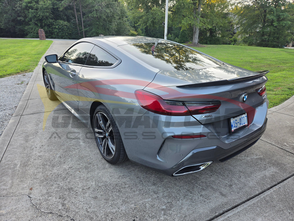 2019+ BMW 8-Series/M8 V Style Carbon Fiber Trunk Spoiler | F91/F92/F93/G14/G15/G16 - Rear Trunk Spoilers