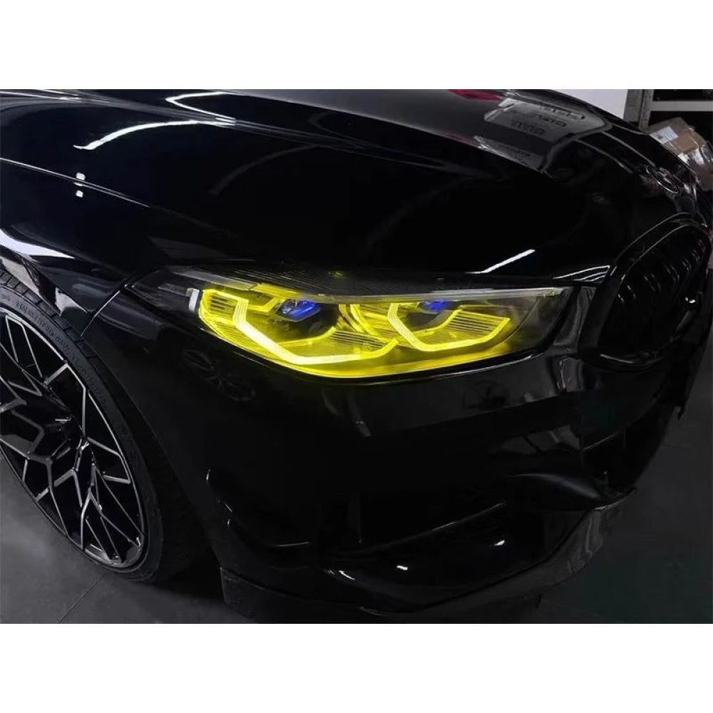 2019 + Bmw M8/8-Series Csl Style Headlights Yellow Drl Modules | F91/F92/F93/G14/G15/G16